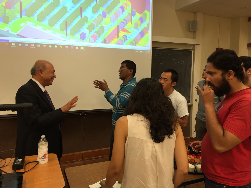 Prof. Patankar at 2016 Hawkins Lecture