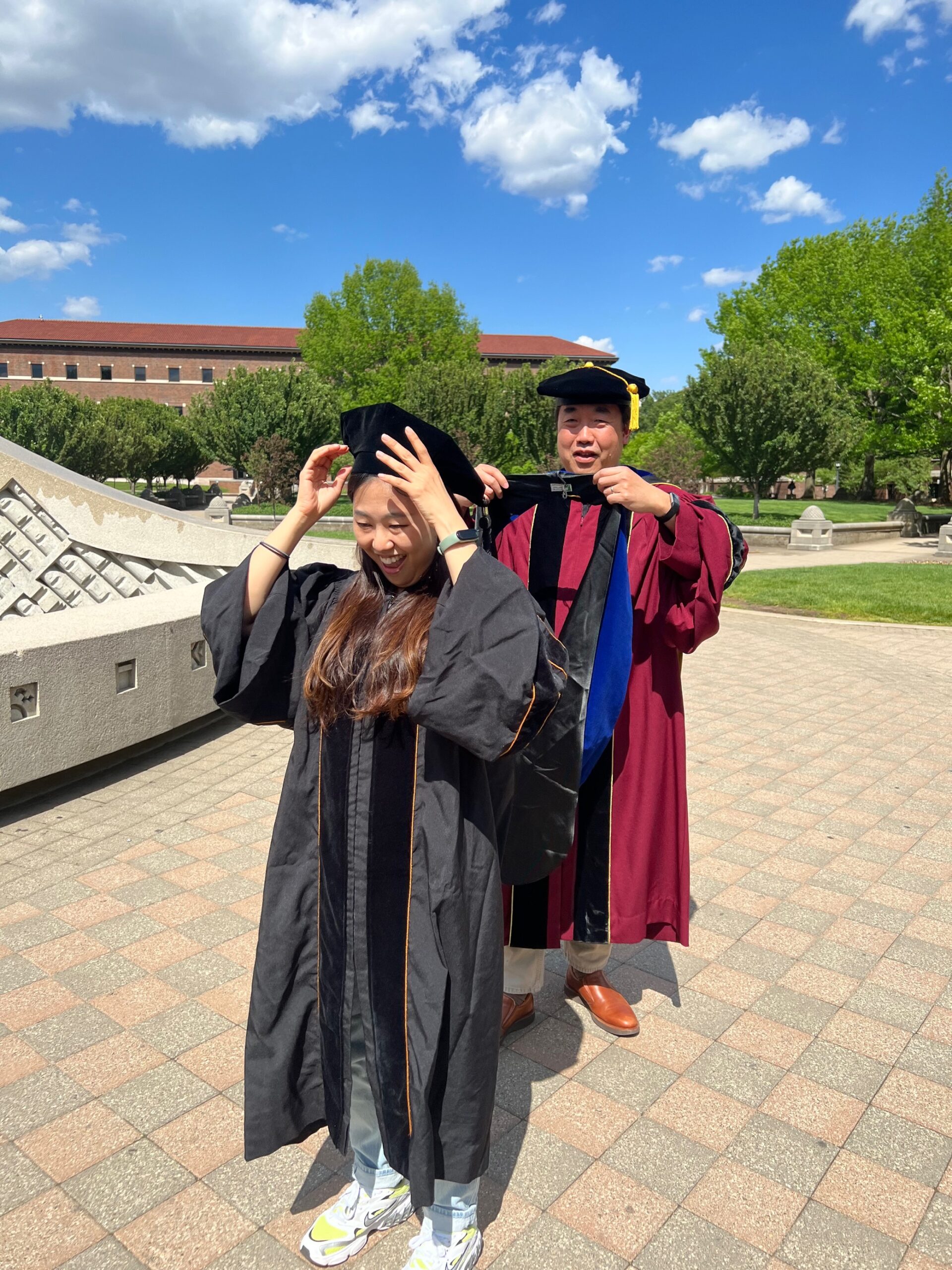 (Overdue) Hooding of Dr. Hye-ran Moon !!!